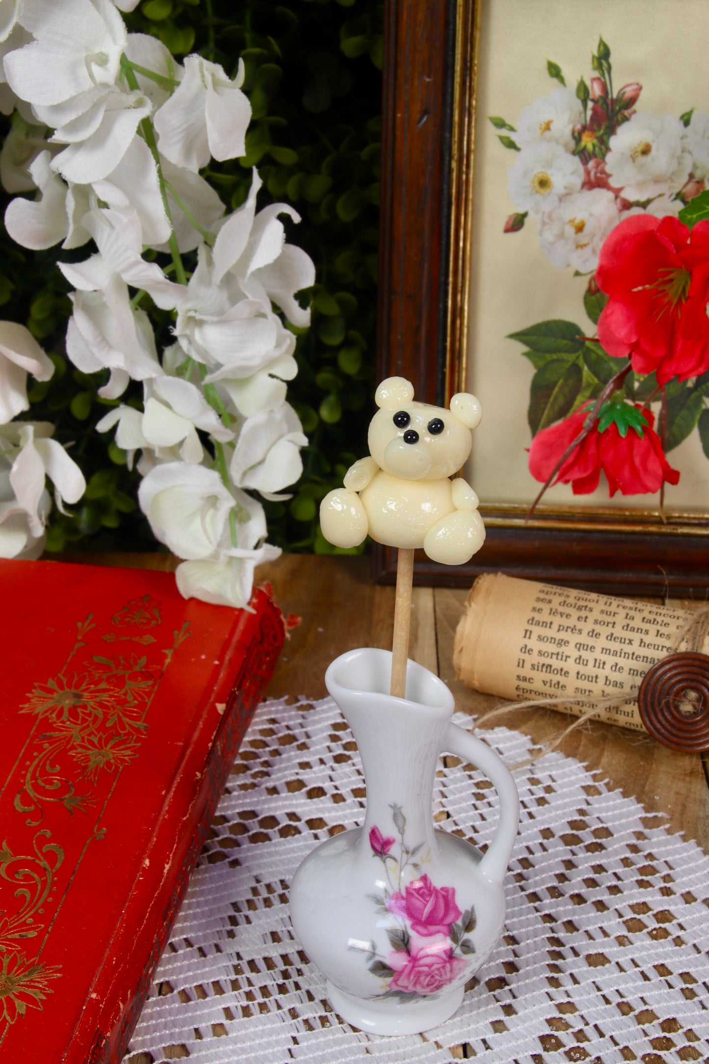Sucette peluche coco