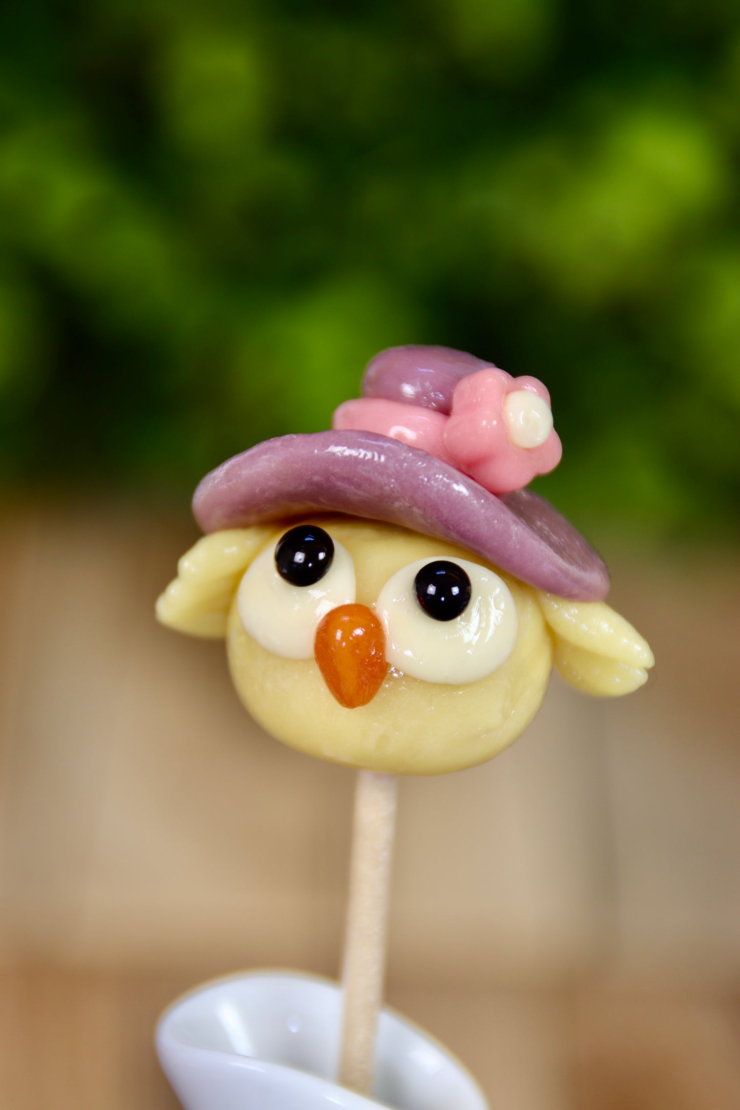 Sucette artisanale poussin