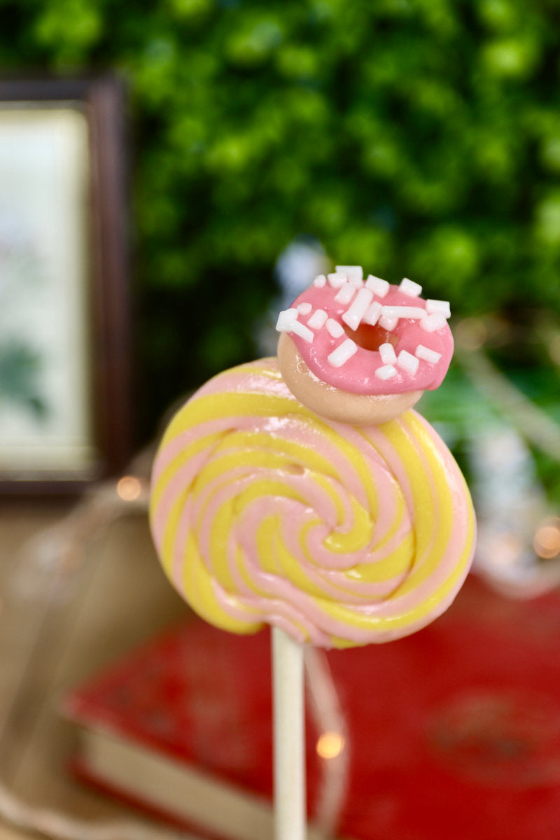 Sucette Donut's Banane-Fraise