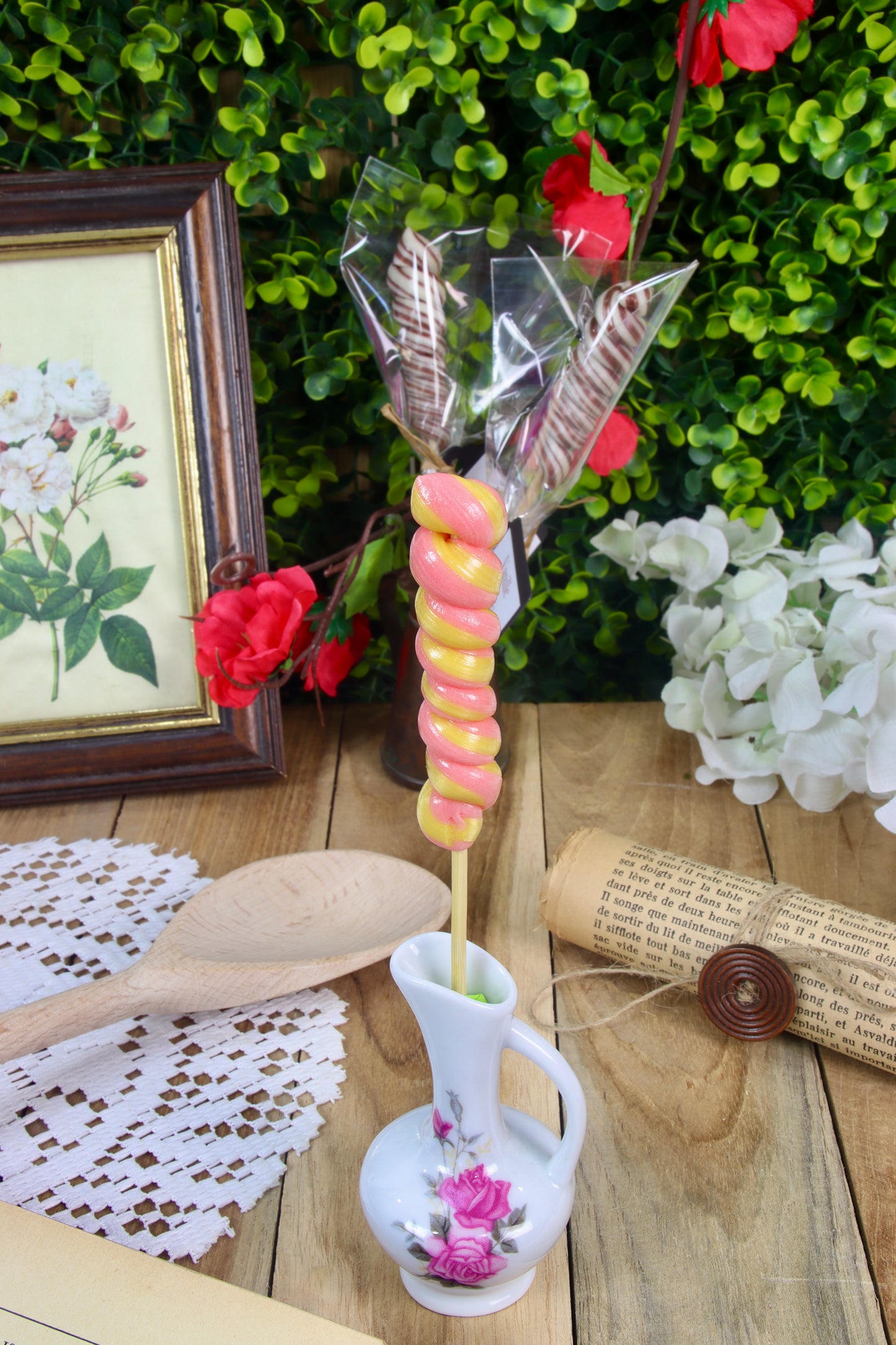 Sucette Torsade Banane Fraise