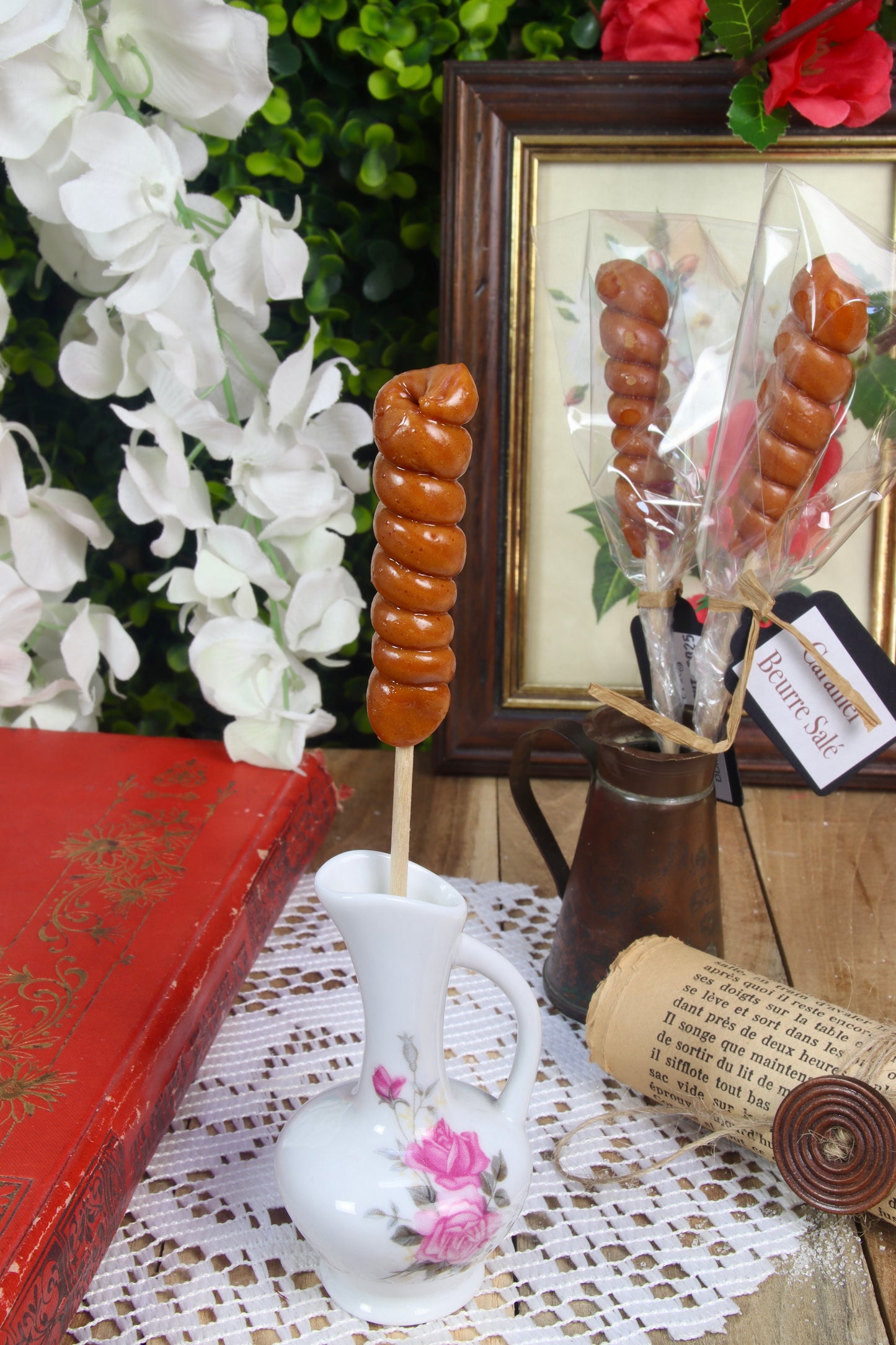 Sucette Torsade caramel beurre salé