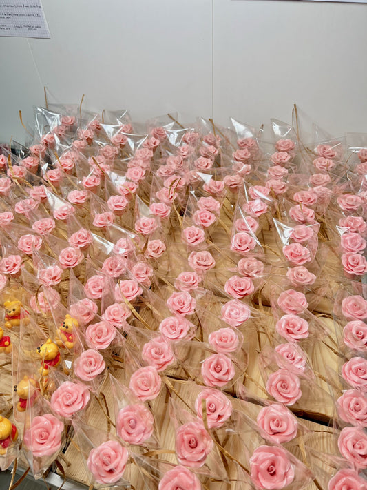 Des Roses en Sucette pour un Mariage