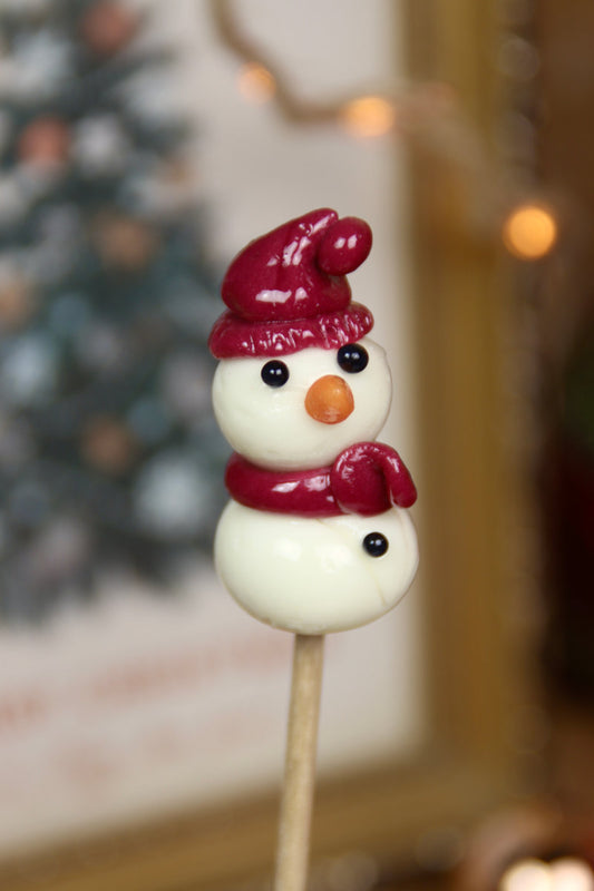 Sucette Bonhomme de neige Citron-Cassis