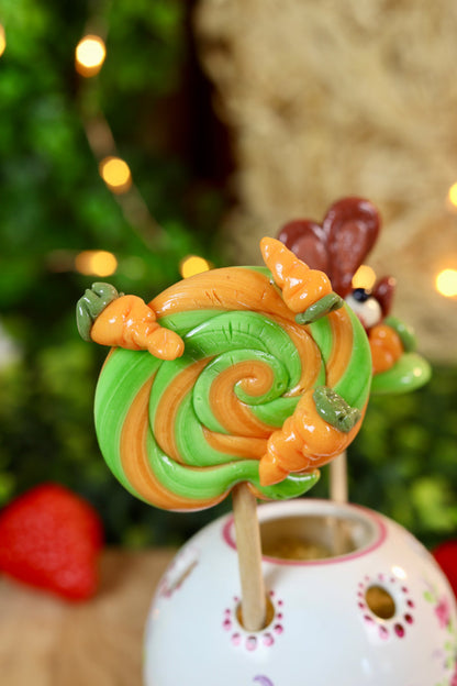 Sucette Carotte Pomme Orange
