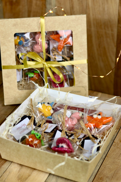Coffret Merci Maître(sse) 5 Sucettes Sculptées