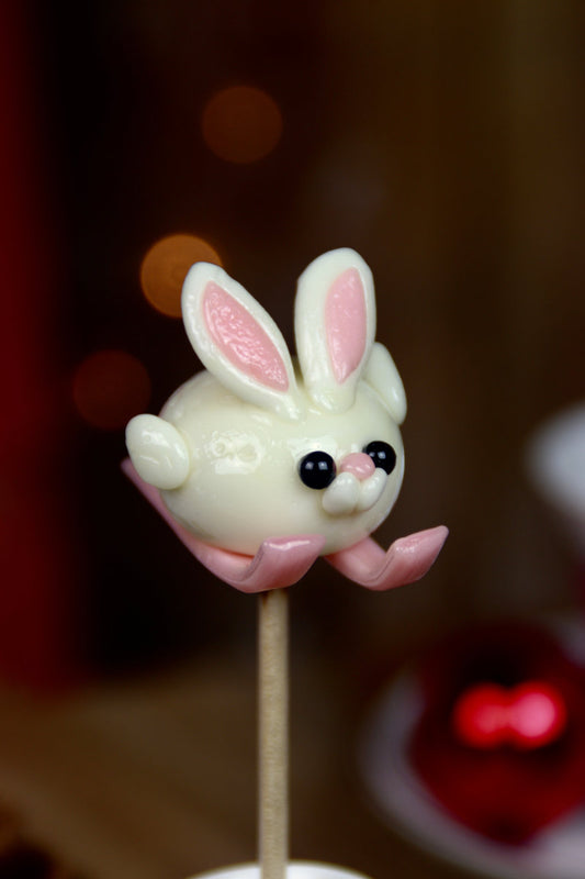 Sucette Lapin Skieur Banane Fraise