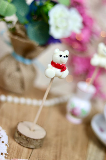 Sucette Peluche Écharpe Noix de Coco Framboise