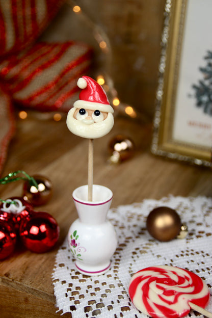 Sucette Père Noël Cerise Vanille