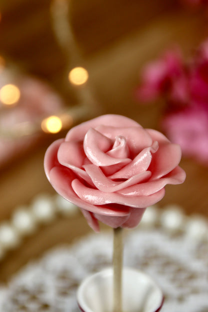 Sucette fleur Fraise