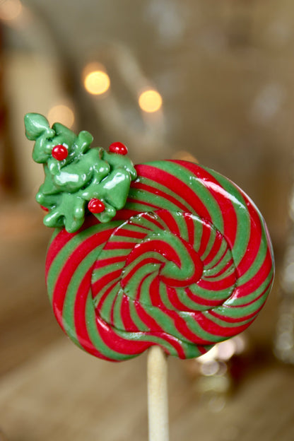 Sucette Foraine Sapin Pomme-Cerise