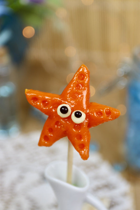 Sucette Etoile de Mer Orange