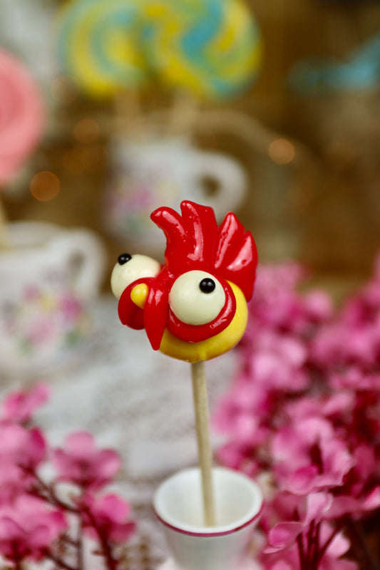 Sucette Poulet Loufoque Ananas Cerise