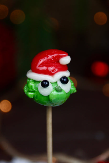 Sucette sculptée grince en gros plan