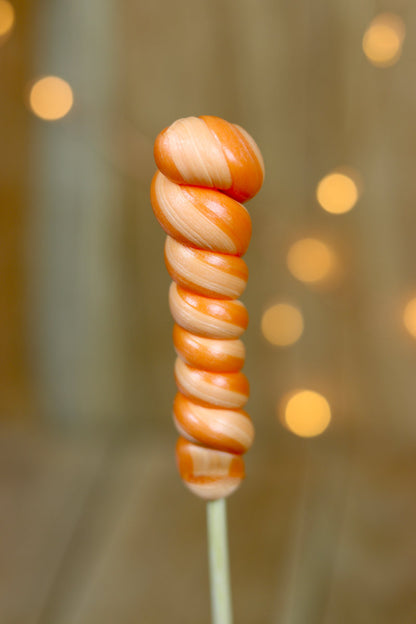 Sucette torsade artisanale au melon 