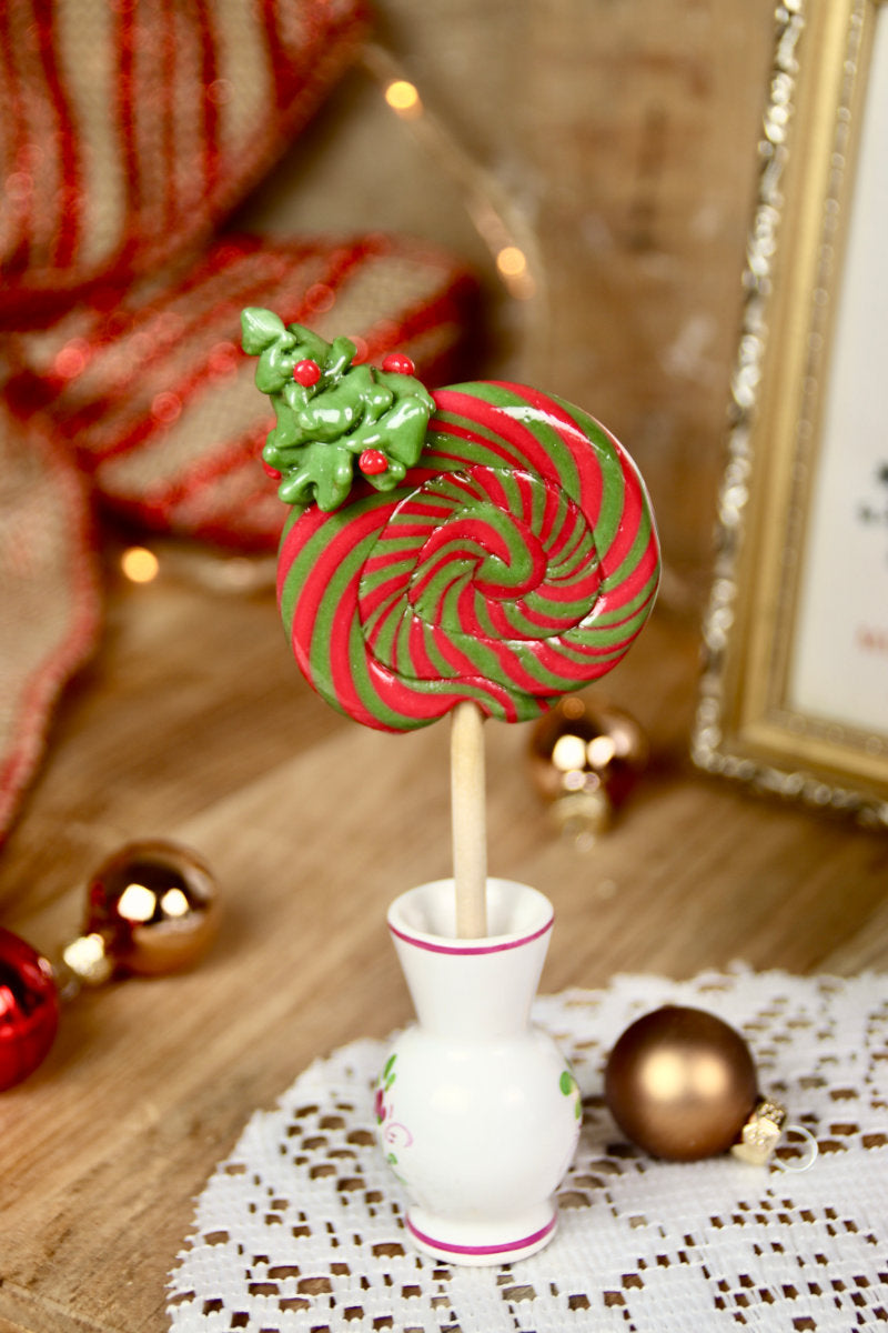 Sucette Foraine Sapin Pomme-Cerise